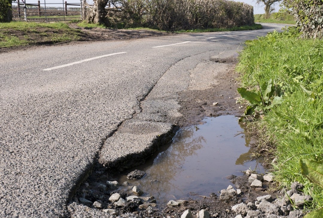 Potholes What causes them and how to make a claim if one damages your
